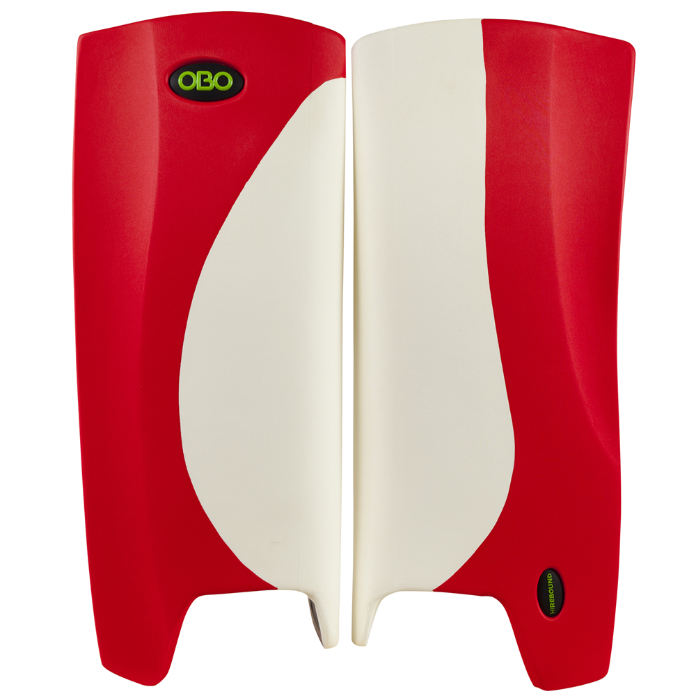 Obo Robo legguards Hi-rebound white/red