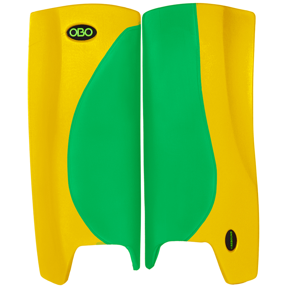 OBO Robo legguards Hi-rebound green/yellow