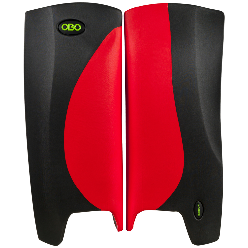 Obo Robo legguards Hi-rebound red/black