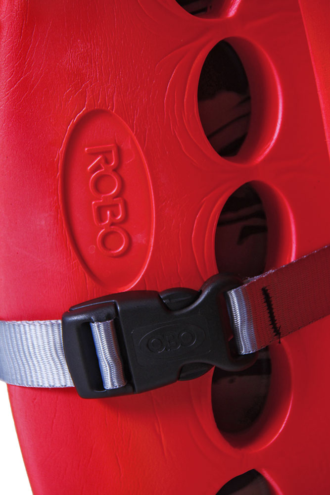 Obo Robo legguards Hi-control red