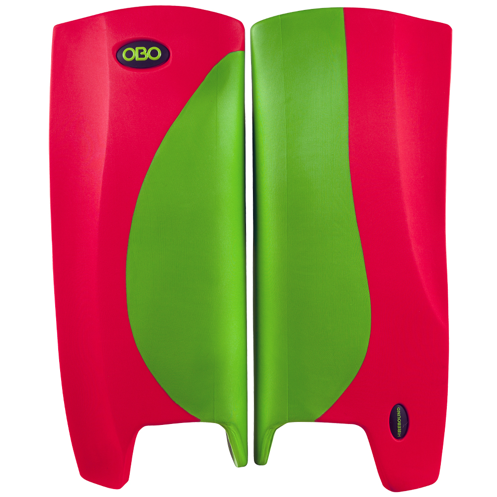 Obo Robo legguards Hi-rebound green/red