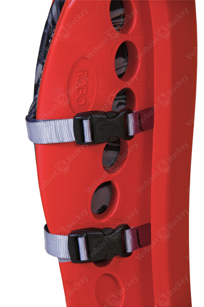 Obo Robo legguards Hi-rebound red/black