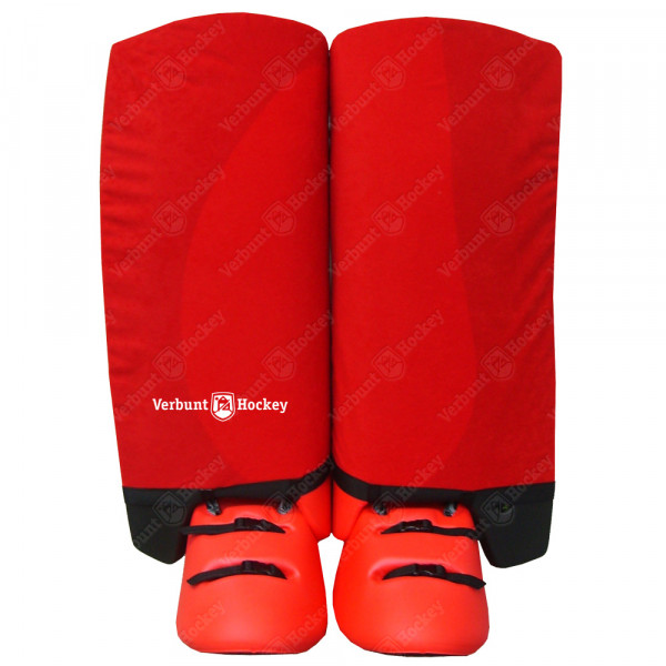 VH Indoor legguard hoes red SMALL